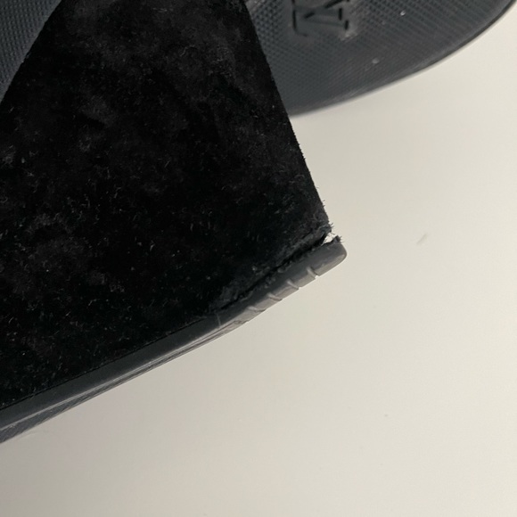 W Suede Louis Vuitton Wedge Booties - Picture 16 of 16